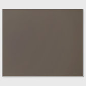 Cadeau Papier d'emballage Brown rustique à gradient neutr (Plat)