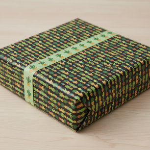 Cadeau Papier d'emballage Cactus