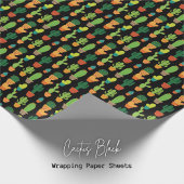 Cadeau Papier d'emballage Cactus