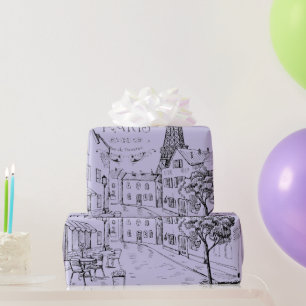 Cadeau Papier d'emballage Café Paris
