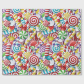 Cadeau Papier d'emballage Candyland (Plat)
