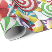 Cadeau Papier d'emballage Candyland (Coin rond)