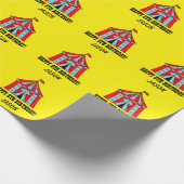 Cadeau Papier d'emballage carnaval de tente de cirque (Coin)
