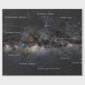 Cadeau Papier d'emballage céleste (Plat)