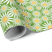 Cadeau Papier d'emballage Chamomile (Coin rond)