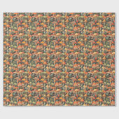 Cadeau Papier d'emballage champignon (Plat)