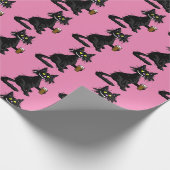 Cadeau Papier d'emballage chat drôle (Coin)