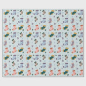 Cadeau Papier d'emballage Chaussettes de Noël (Plat)