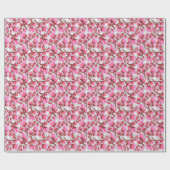 Cadeau Papier d'emballage Cherry Blossom | roses (Plat)