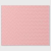 Cadeau Papier d'emballage Chevron Line - Rouge sur blanc (Plat)
