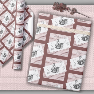 Cadeau Papier d'emballage Chic Couture Quarante Élégammen