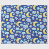 Cadeau Papier d'emballage Ciel Bleu Céleste (Plat)