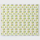 Cadeau Papier d'emballage - citrons (Plat)