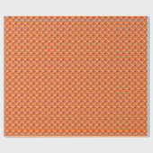 Cadeau papier d'emballage citrouille de thanksgiving (Plat)