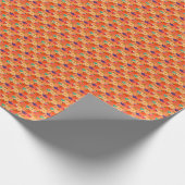 Cadeau papier d'emballage citrouille de thanksgiving (Coin)