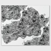 Cadeau Papier d'emballage classique de Megadoodle (Plat)