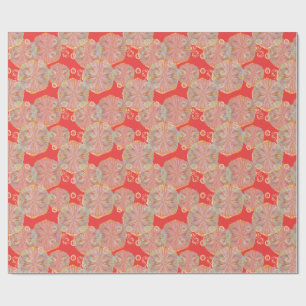Cadeau Papier d'emballage Cocktail de Fraises