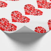 Cadeau Papier d'emballage Coeurs d'amour (Coin)