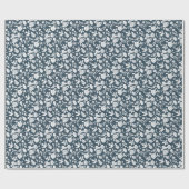 Cadeau Papier d'emballage Colombe Bleue (Plat)