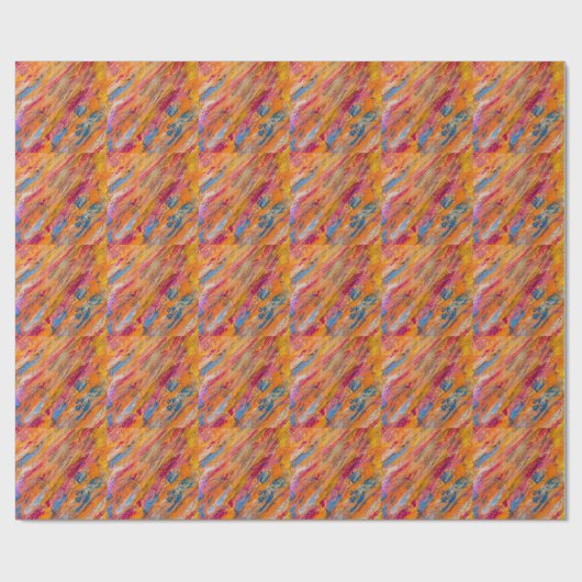 Cadeau Papier d'emballage coloré (Plat)