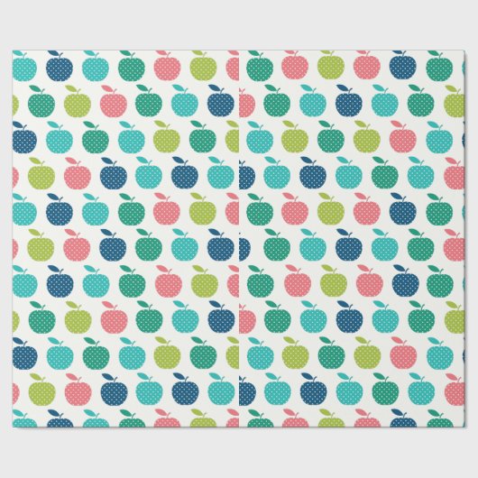 Cadeau Papier d'emballage coloré d'Apple (Couture)