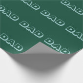 Cadeau Papier d'emballage coloré par vert (Coin)