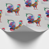 Cadeau Papier d'emballage - Coq (Coin)