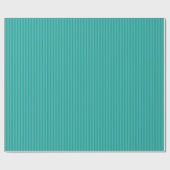 Cadeau Papier d'emballage couleur rayé vert persan (Plat)
