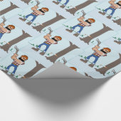 Cadeau Papier d'emballage coupe arbre (Coin)