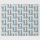 Cadeau Papier d'emballage coupe arbre (Plat)