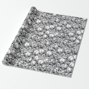 Cadeau Papier d'emballage crâne