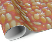 Cadeau Papier d'emballage cuit au four d'haricots (Coin rond)