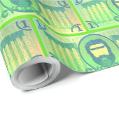 Cadeau Papier d'emballage Cyclops Dollar (Coin rond)