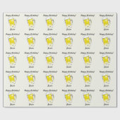 Cadeau Papier d'emballage d'acclamation de bière de (Plat)