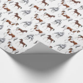 Cadeau Papier d'emballage d'amants de cheval (Coin)