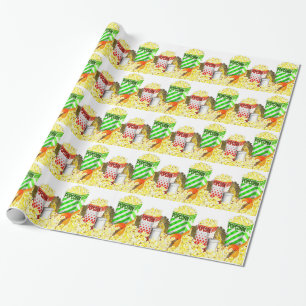 Cadeau Papier d'emballage d'amants de maïs éclaté