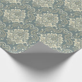 Cadeau Papier d'emballage Damask pattern (Coin)