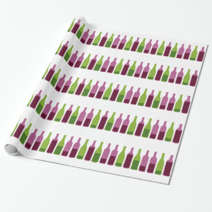 Cadeau Papier d'emballage d'amateurs de vin