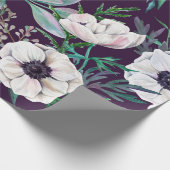 Cadeau Papier d'emballage d'anémones d'hiver (Coin)