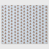 Cadeau Papier d'emballage d'animaux éteints (Plat)