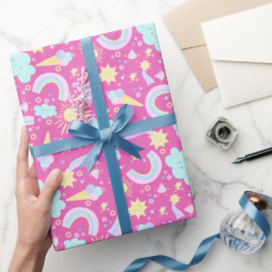 Cadeau Papier d'emballage d'anniversaire.