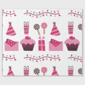 Cadeau Papier d'emballage d'anniversaire (Plat)