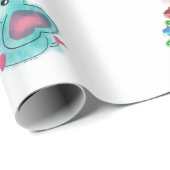 Cadeau Papier d'emballage d'anniversaire affectueux (Coin rond)