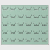 Cadeau Papier d'emballage d'anniversaire de chasse pour (Plat)