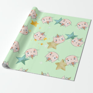 Cadeau Papier d'emballage d'anniversaire de maïs magique