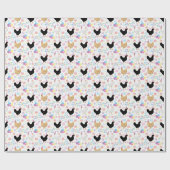 Cadeau Papier d'emballage d'anniversaire de poulet (Plat)