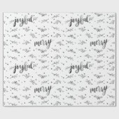 Cadeau Papier d'emballage d'aquarelle joyeuse (Plat)