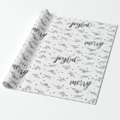 Cadeau Papier d'emballage d'aquarelle joyeuse (Déroulé)