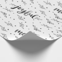 Papier d'emballage d'aquarelle joyeuse