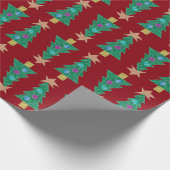 Cadeau Papier d'emballage d'arbre de vacances (Coin)